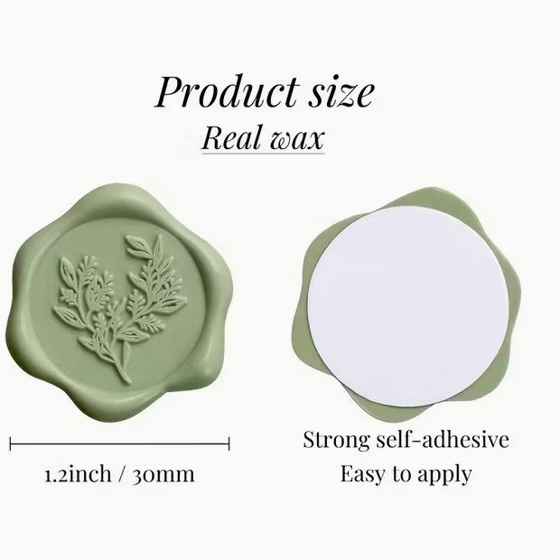 Wax Seal Stickers — 5 Designs, 20 Pack
