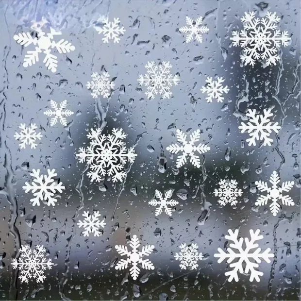 Snowflake Window Clings – 114