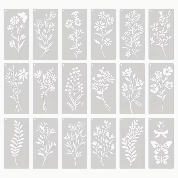 Botanical Painting Stencils – 18