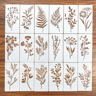 Botanical Sprig Stencils – 18
