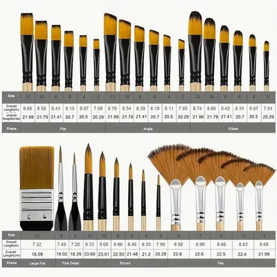 32pc Artist Brush Set