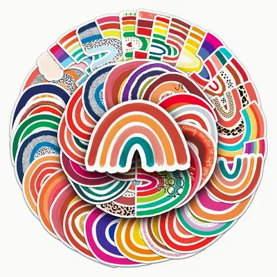 Rainbow Sticker Pack – 50