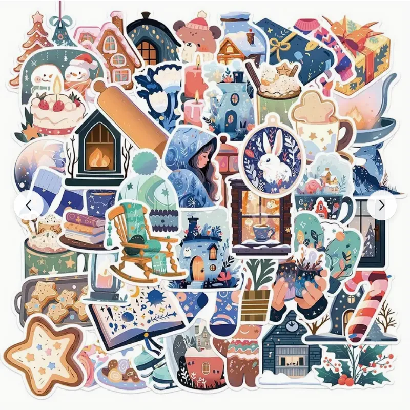 Cosy Winter Christmas Sticker Pack