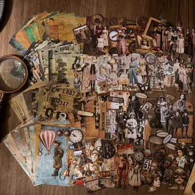 55 Vintage Ephemera Pack