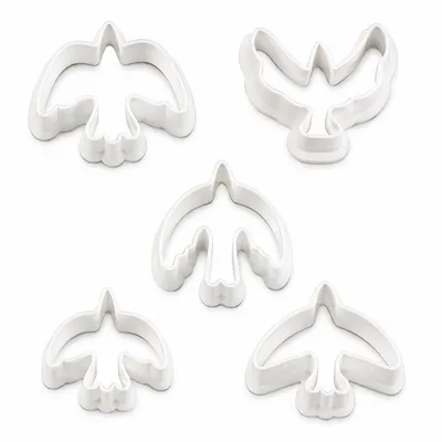 Mini Bird Polymer Clay Cutters – 5 Folk Art Designs, 25–36mm