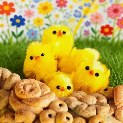 Mini Fluffy Easter Chicks – Pack of 8
