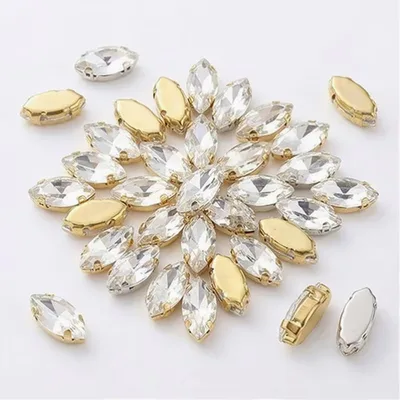 Marquise Sew-On Rhinestones – 50