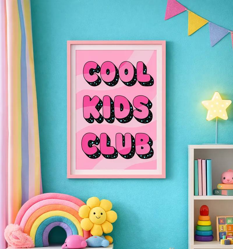 Cool Kids Club Print – A4