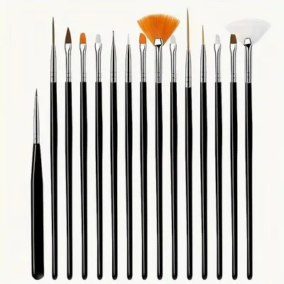 15pc Fine Detail Brush Set