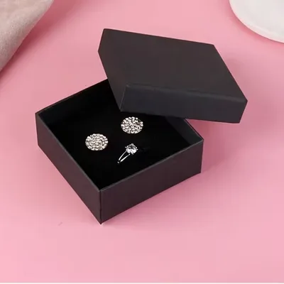 Black Jewellery Gift Boxes – Pack of 12