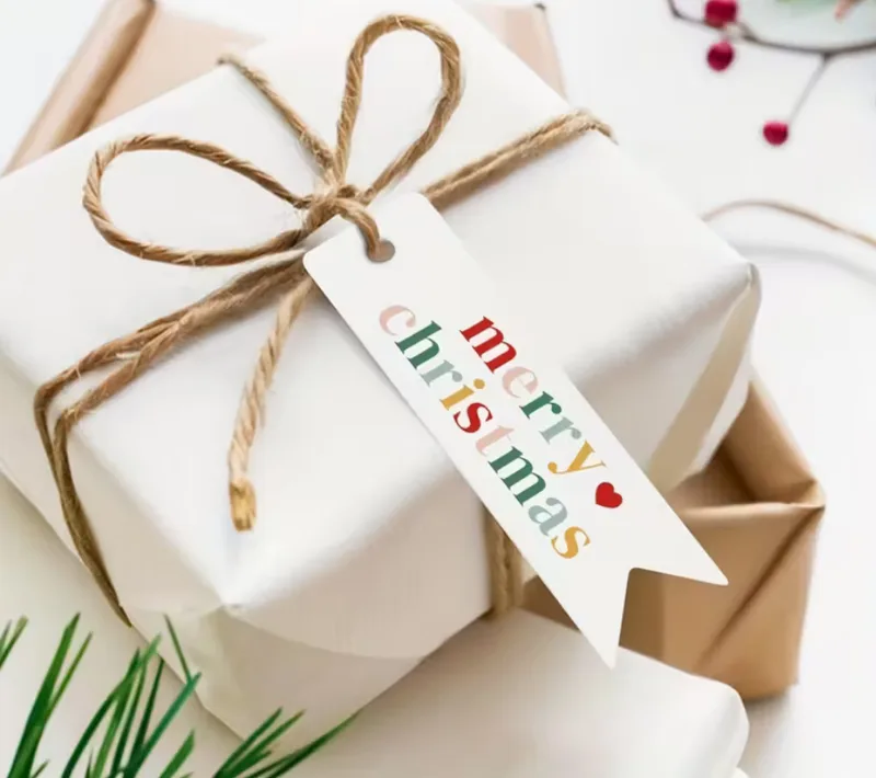 "Merry Christmas" Gift Tags – 25