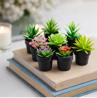 Mini Artificial Potted Plants – 5