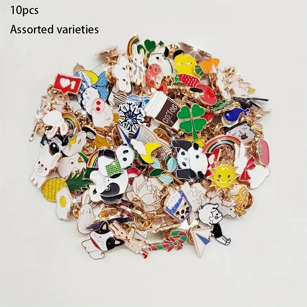 Mystery Enamel Pin Bundle – 10