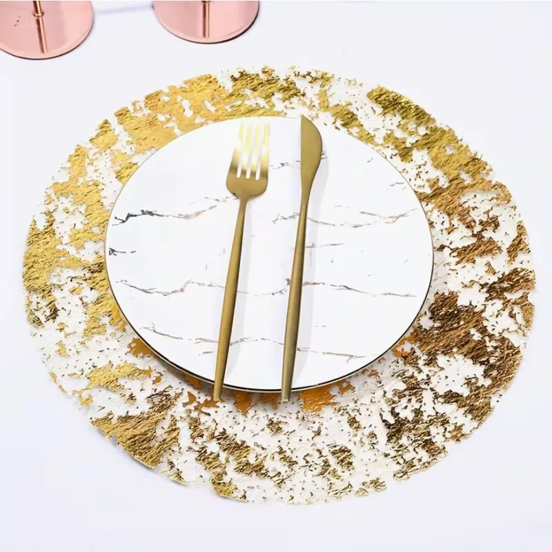 Gold Foil Placemats – Set of 6
