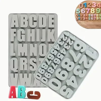 Silicone Letter or Number Mould