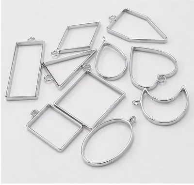 Silver Open Bezel Frames