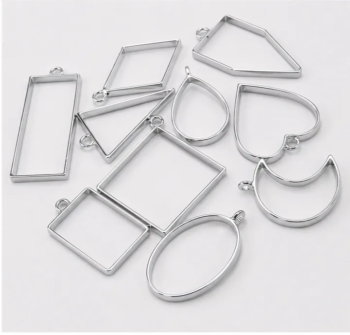 Silver Open Bezel Frames