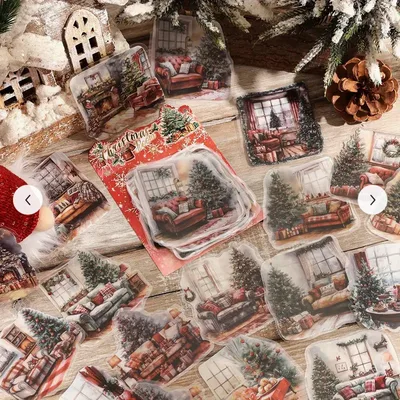 Vintage Christmas Sticker Pack
