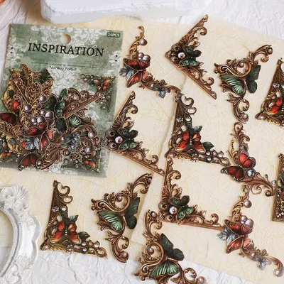 Vintage Corner Frame Stickers