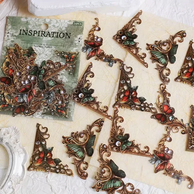 Vintage Corner Frame Stickers