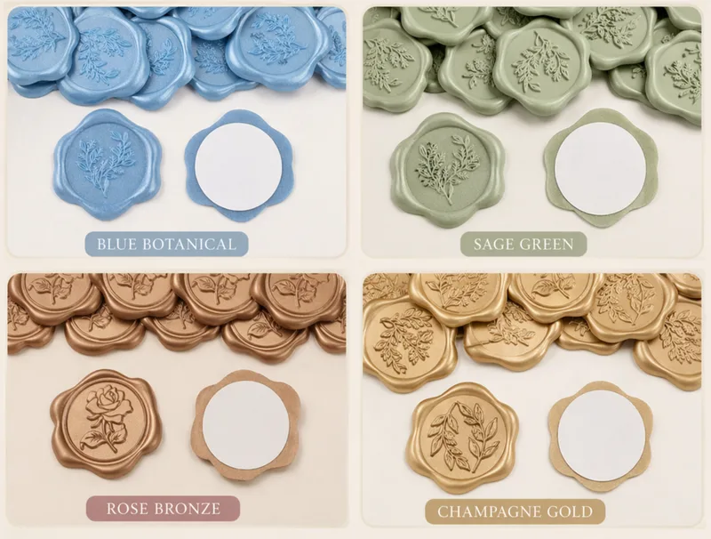 Self-Adhesive Wax Seal Stickers